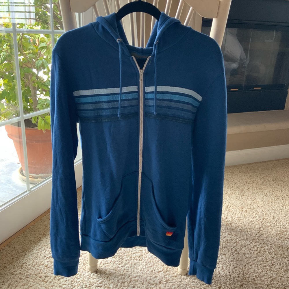 Aviator Nation 5 Stripe Hoodie